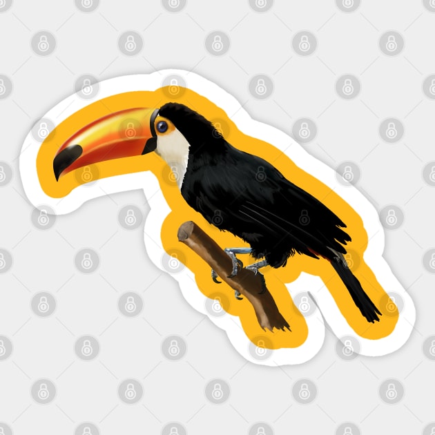 Toucan Sticker by sibosssr